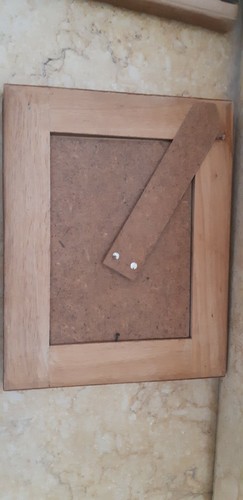rare ANTIQUE DAMASCUS WOOD PICTURE FRAME DECORATION SEA SHELL handmade islamic - Picture 10 of 12