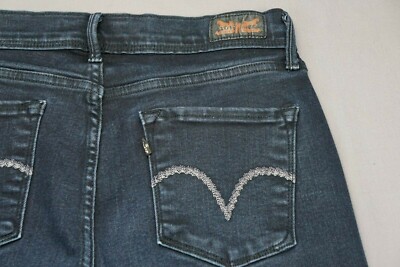 Levi's Perfectly Slimming 512 Boot Cut Stretch Denim Jeans. Women's 10, GUC!