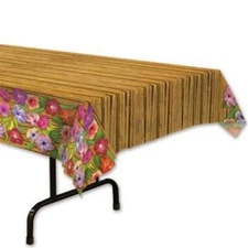 Luau Plastic Banquet Tablecloth Luau Party Supplies Decorations