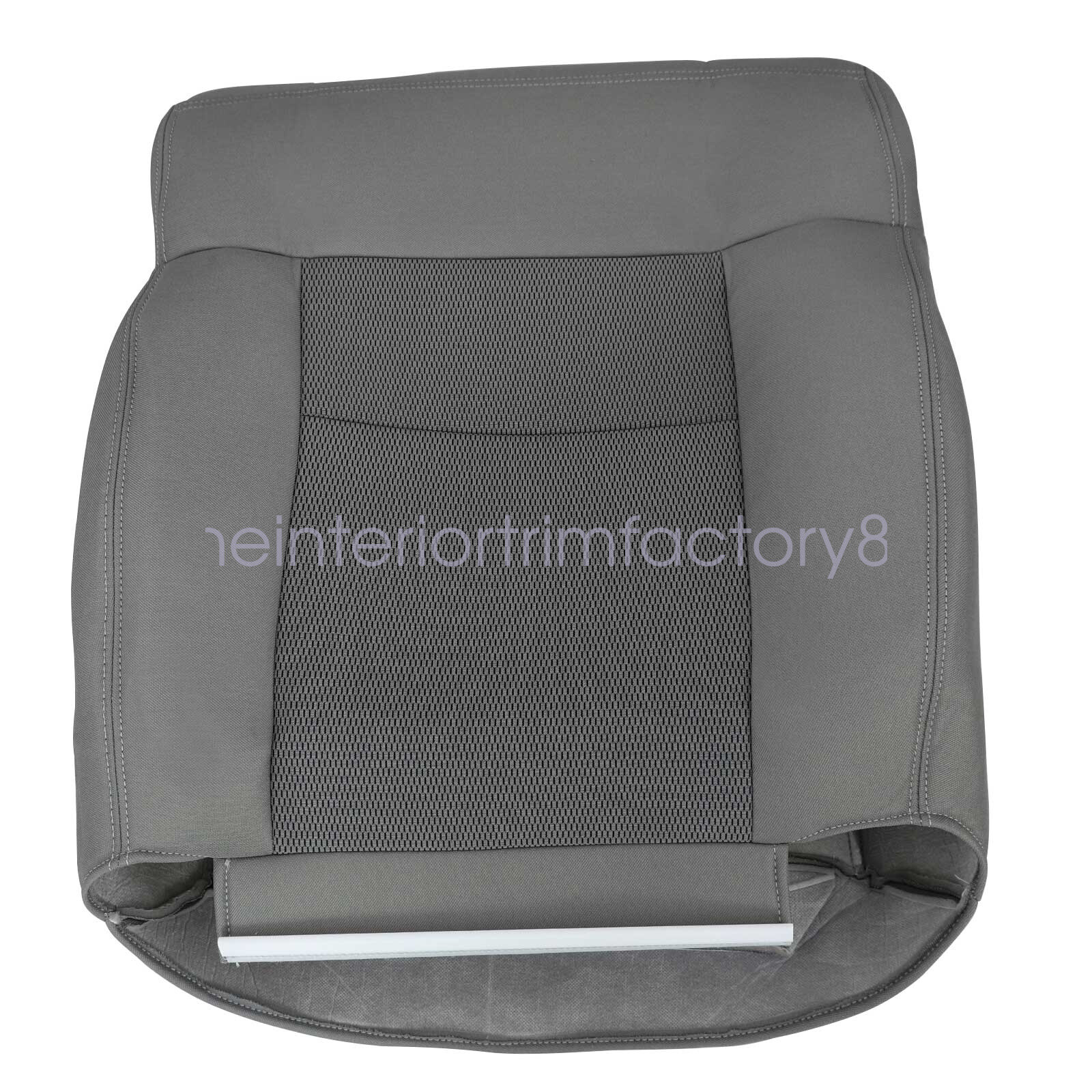 For 2004-2006 Ford F150 Front Cloth Seat Cover Flint Gray & Driver Foam Cushion