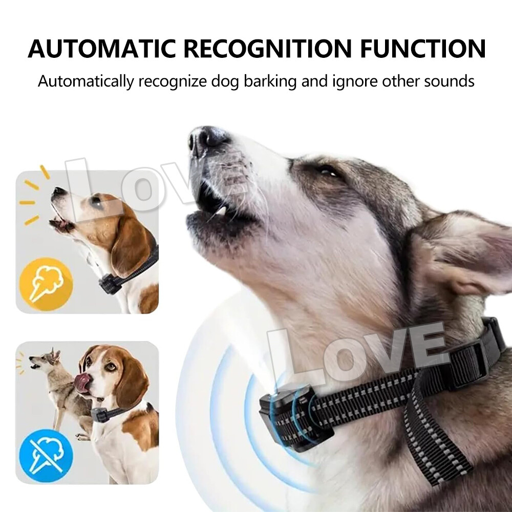 Rechargeable Dog Citronella Anti Bark Spray Collar Training Stop