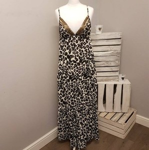 new look leopard print maxi dress