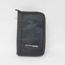 Nintendo DS Switch and Carry Travel Case Black Mesh Pockets Zip