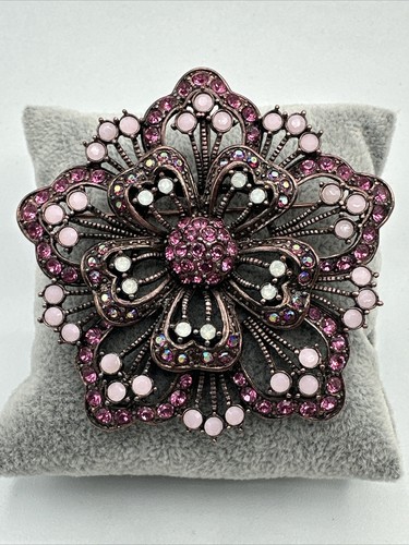 Vintage Joseph Cleary Crystal Brooch/pendant#560 - Picture 5 of 5