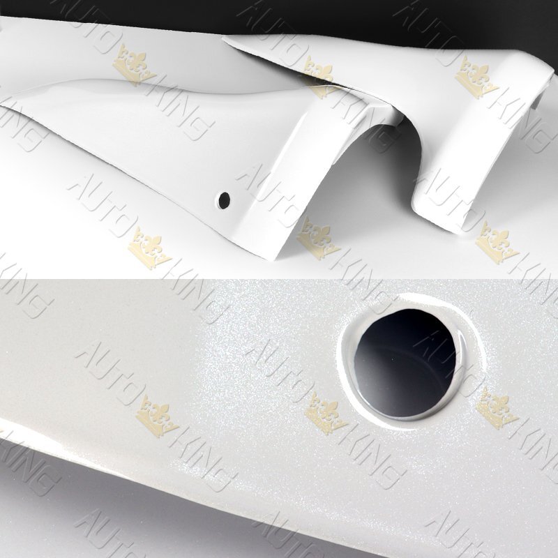 FOR 03-09 NISSAN 350Z Z33 PAINTED WHITE REAR BUMPER MUD GUARDS