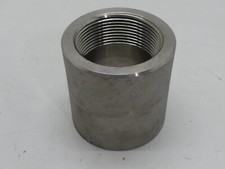 Dual Threaded Stainless Steel Coupling 2 1/2" 316 SS