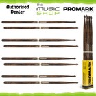 4 Pack of  Promark Rebound 5A FireGrain Drumsticks - R5AFG-4P (Bulk Drum Sticks)