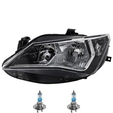 Scheinwerfer links chrom inkl. OSRAM Lampen H7 für Seat Ibiza IV 6J5 6P1 6J1 6P5