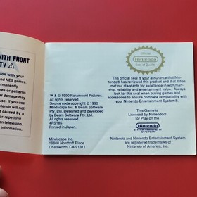 Juego Nintendo NES Days of Thunder con Caja y Manual Funciona Tom Cruise Racing