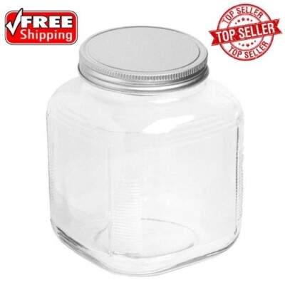 Anchor Hocking Glass Cracker Jar with Lid, 1 Gallon- Free Shipping