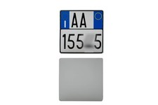 Replica Targa Moto Europea Catarifrangente in Rilievo e in Alluminio