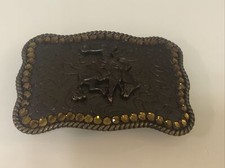 Western Bucking Bronco Ladies Belt Buckle
