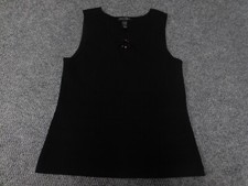 Cable & Gauge Womens Blouse Medium Black pull...