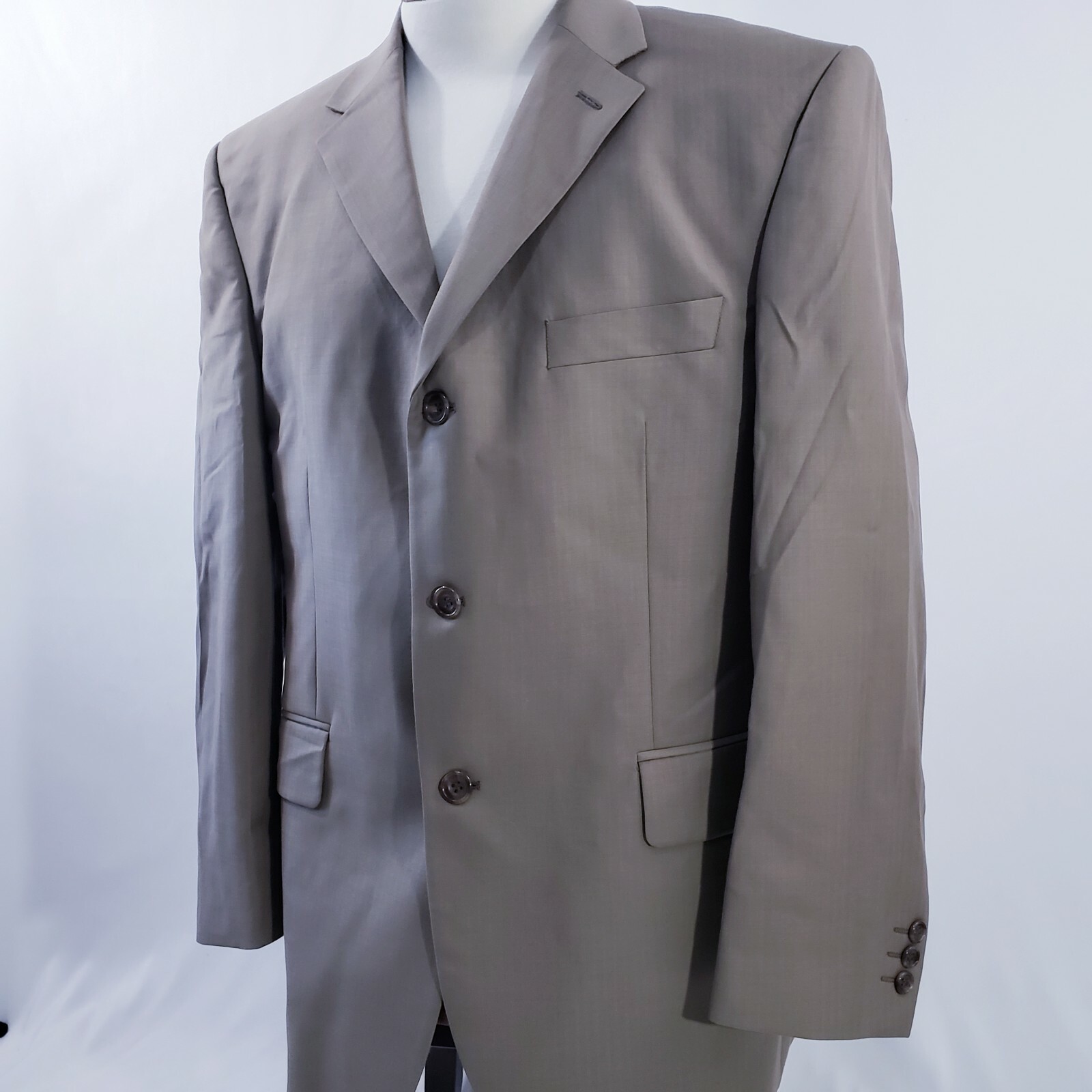 Giacca tuta blazer uomo Alexandre London 40S marrone singola ventilazione Savile fila lana