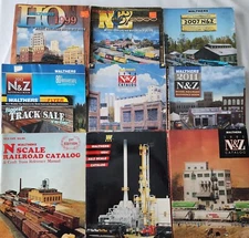 9 Walthers N/Z Scale Model Railroad Catalog/References - Condition Varies