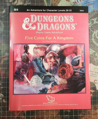 M4 Five Coins for a Kingdom - [Staple Bound] - Dungeons & Dragons - AD&D - D&D