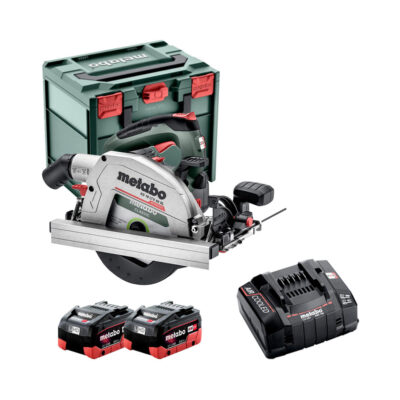 Metabo 611866810 18V KS 18 LTX 66 BL 18V Akku-Handkreissäge Set mit 2x 8Ah Akkus
