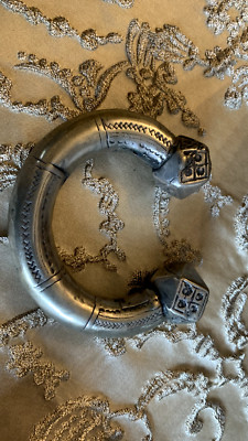 Seltenes altes Silber Nubien, Ägypten, Yem, Nubier, Beduinen Fußkettchen, Armband