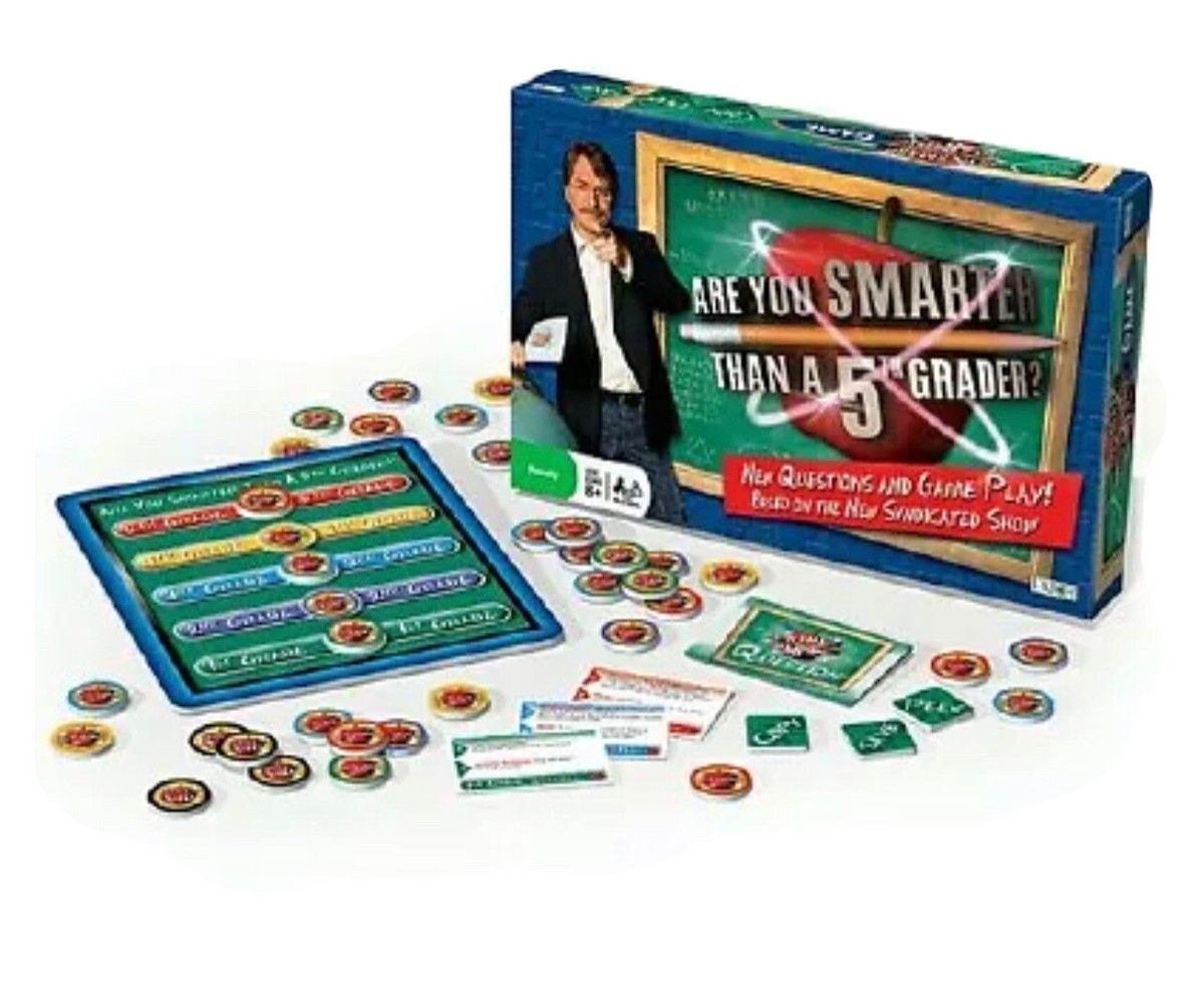 are you smarter than a 5th grader card game Hasbro are You Smarter Than a 5th Grader Game, Board Games main image 1