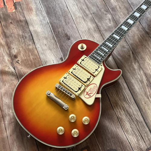 H Custom Shop Cherry Sunburst Electric Guitar 3 pickups ABR bridge USA In stock