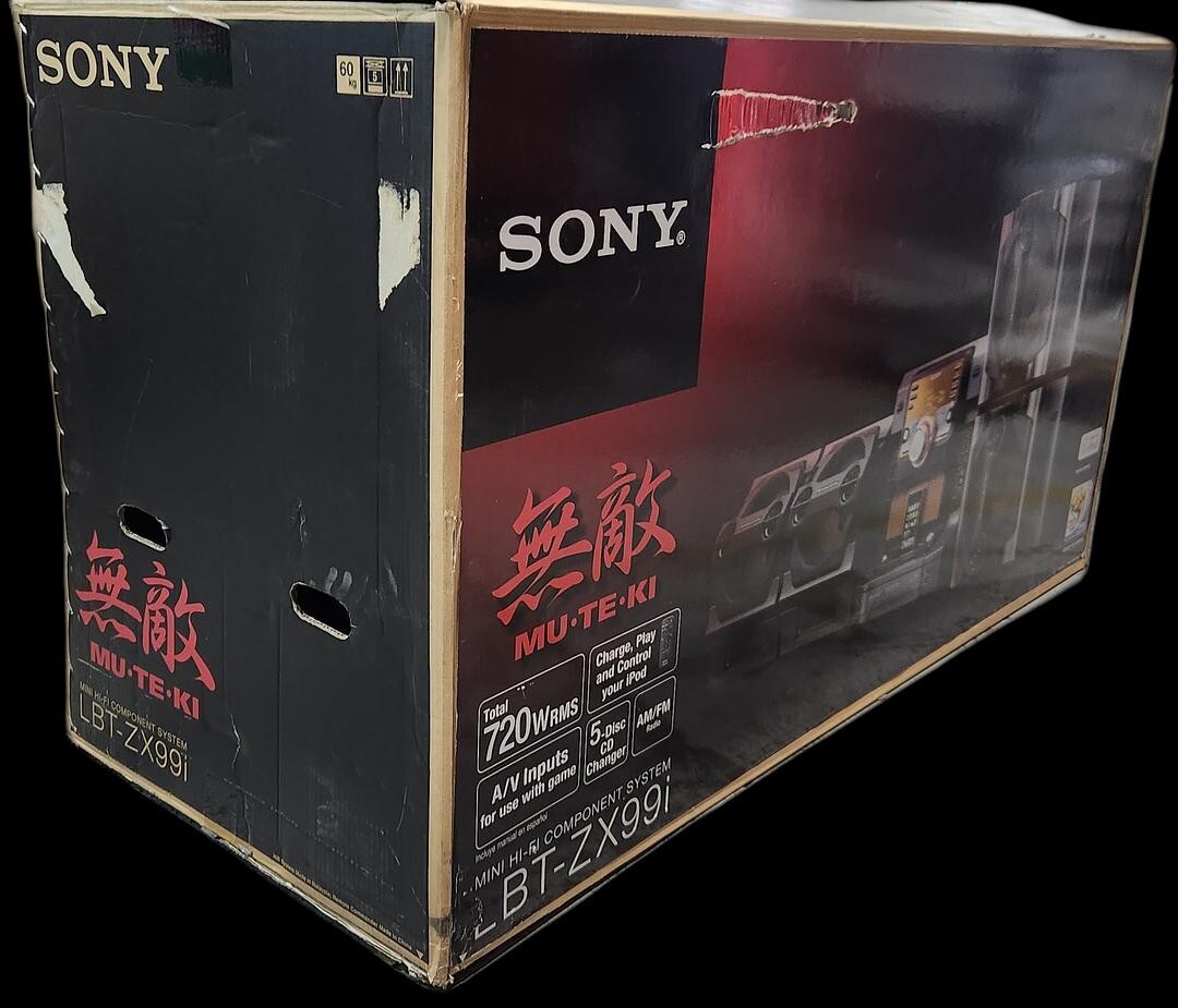 NEW Sony LBT-ZX99i Muteki 720W HI-FI Component System 5-Disc NEW Sony LBT-ZX99i Muteki 720W HI-FI Component System 5-Disc