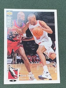 1994 Upper Deck Collector's Choice Basketball Silver Signature Steve Smith #3