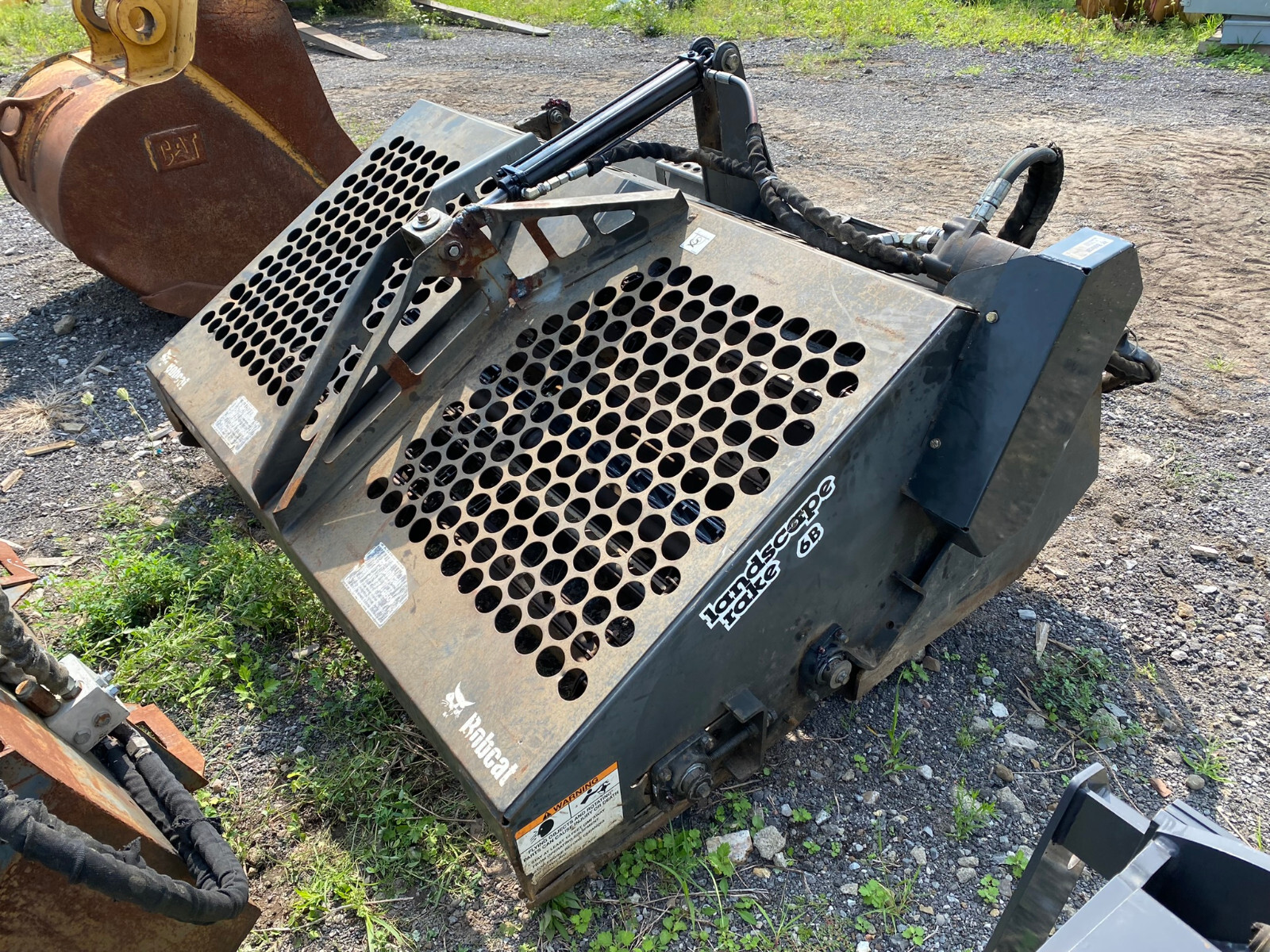 2018 Used 72" Bobcat LR6B Rockhound Skid Steer Landscape Rake