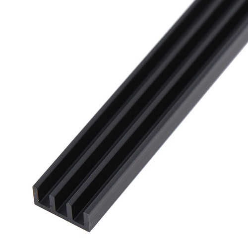 2Pcs 100 * 11 * 5mm Black Aluminum Chip Radiators Heatsink UKR8YY-b - Photo 5/8
