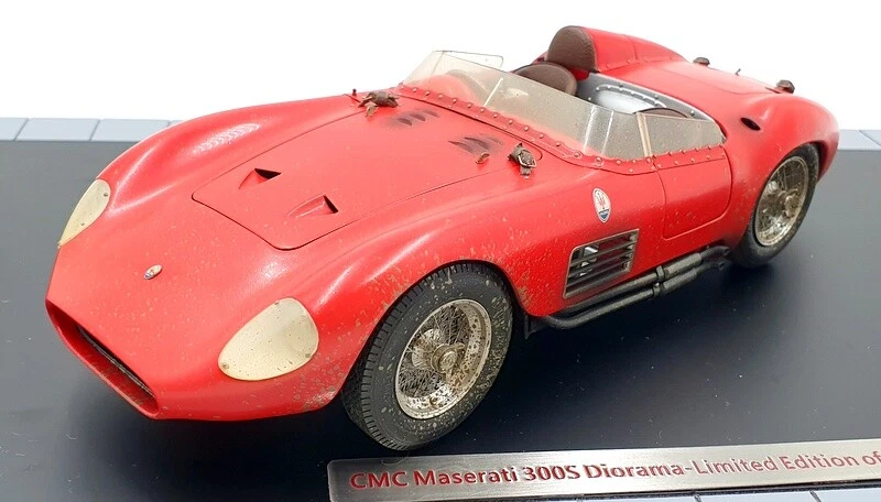 CMC 1/18 Scale M-172 Maserati 300S Dirty Hero With Figures and Engine With Case - Image 3 of 4