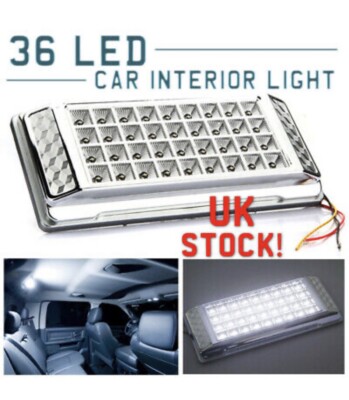 Ampoule Plafonnier Voiture 36 LED Blanc - 12V - Pour éclairage Intérieur De Toit