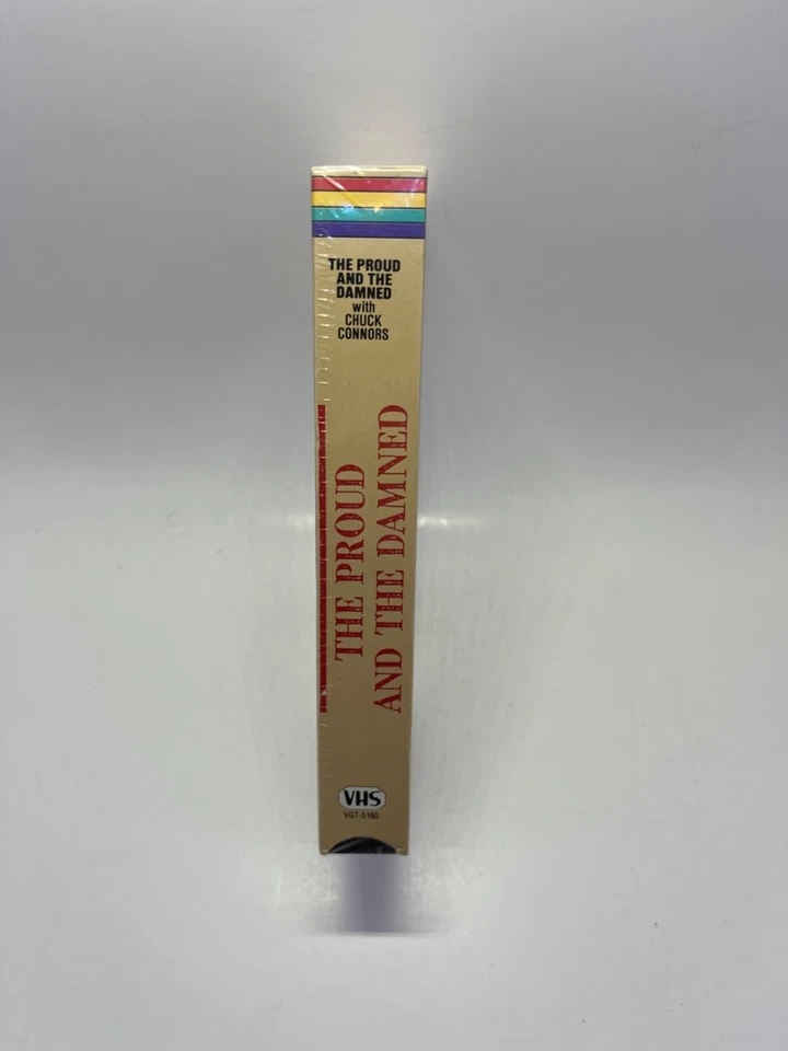 The Proud And The Damned (VHS, 1986) Chuck Connors - Western - New Sealed 🔟 - Image 4 of 4