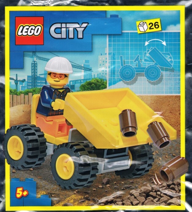 LEGO® Set 952204-1 - Worker with Tipper Truck foil pack