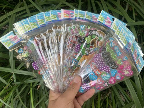 Toy Random 1 sheet Stickers Teacher Rewards Kids Crafts Kids Gift Kid - Foto 1 di 6