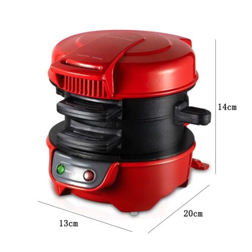 with Egg Cooker Ring Hamburger Maker Non-stick Breakfast Machine Omelette - Picture 2 of 9