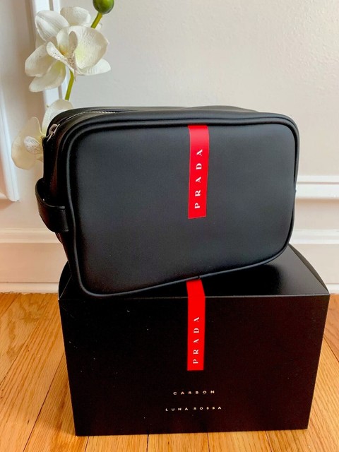 prada luna rossa toiletry bag