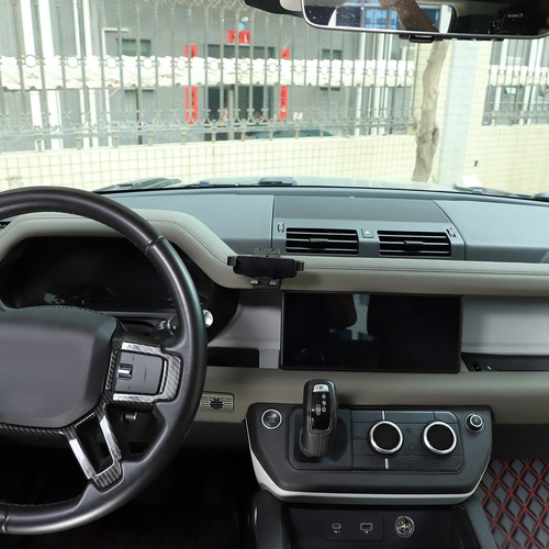 Soporte de teléfono de control central negro para Land Rover Defender 90 110 130 2020-2023 - Imagen 7 de 12