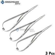 3 Pcs Orthodontic Mathieu Slim Line Needle Holder Forceps Ligature Narrow Tip