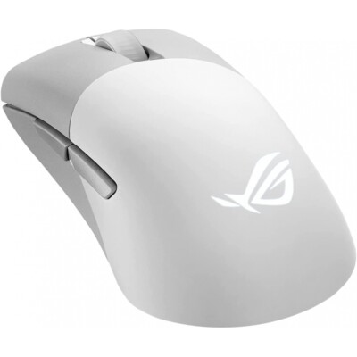 Asus ROG Keris Wireless AimPoint Gaming Maus weiß/grau 36000dpi RGB-Beleuchtung