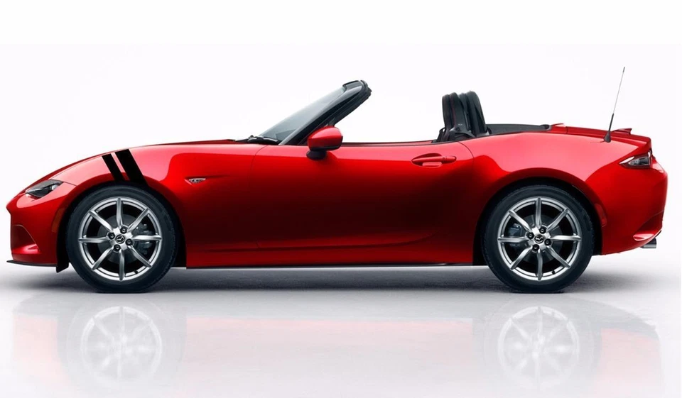 Barra de hash guardabarros de 2" y 3" vinilo Rally Sport RACING RAYAS (Se adapta a Mazda MIATA MX-5) Foto 2 de 4