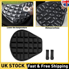 Motorcycle Comfort Gel Seat Cushion Universal For Motorbike Pillow Pad Cover UK