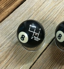 Billardkugel Schaltknauf VW Golf 1,2, Polo 86c Caddy 1 mit 4-Gang / Fuckin Fast