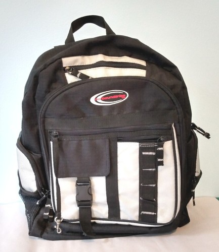 Rucksack No Boundaries schwarz & grau gepolsterte Schultergurte neu ohne Etikett - Bild 1 von 10