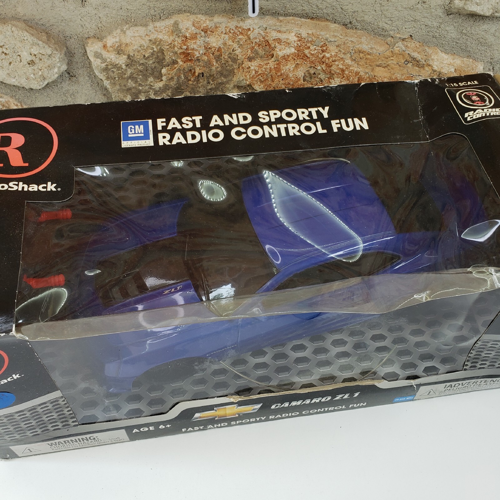Radio Shack Chevrolet Camaro ZL1 1:15 Scale Remote Control RC Car - New! Sealed!