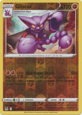 GLISCOR 096/196 LOST ORIGIN POKEMON (REVERSE HOLO, NM)