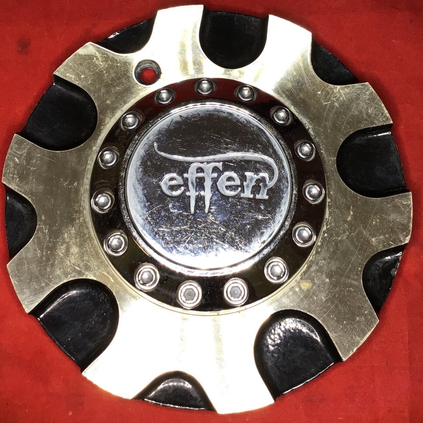 ONE Effen BLACK MACHINED Wheel Center Cap AFTERMARKET C501101MB C501201-1 8006