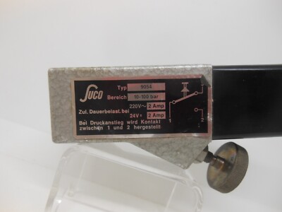 Suco Pressure Switch 9054 10-100 bar