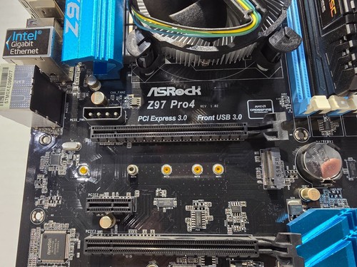 ASRock Z97 Pro4 Motherboard, Intel i5-4690K, 16GB 2400 DDR3 RAM 2 X 8GB - Imagen 5 de 13