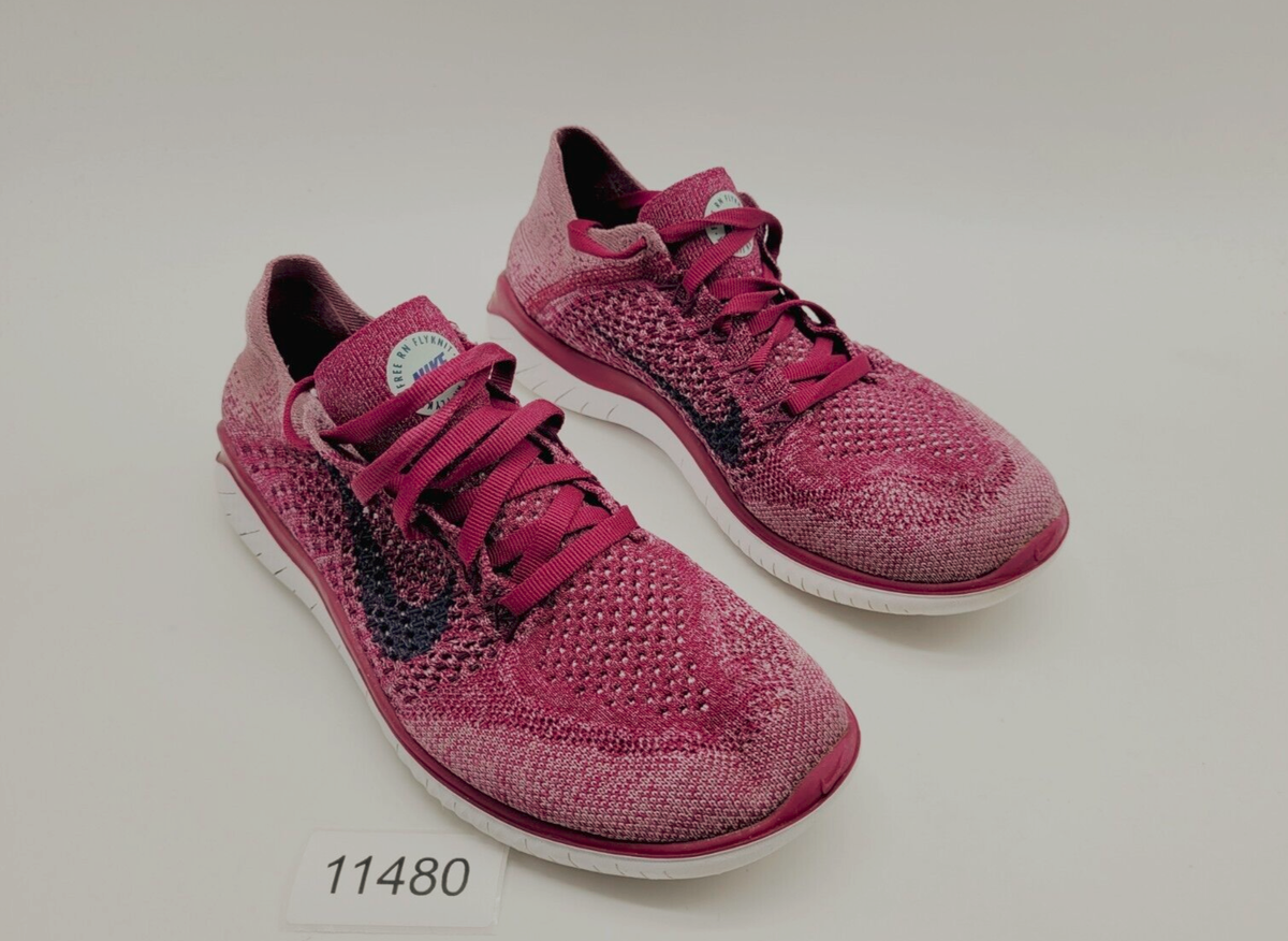 Nike Free RN Flyknit 2018 Women's Size Running Shoes Raspberry
