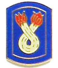 MILITARY HAT LAPEL PIN -  196 INFANTRY BRIGADE  PIN  -  NEW