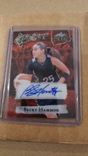 BECKY HAMMON GOLD RED VINYL 1/1  HER STORY AUTO 2024 LEAF WOMEN OF SPORT AUTO
